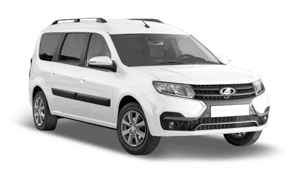 Lada Largus I Рест — Белый "Ледниковый"""