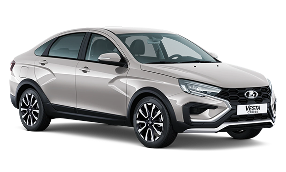 Lada Vesta Cross I Рест — Серебристый "Платина"""