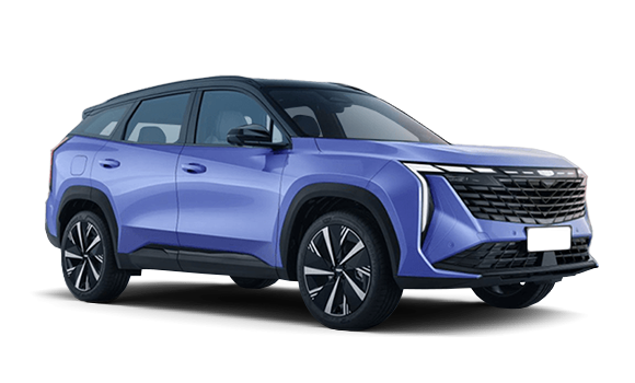 Geely Atlas II — Серо-голубой металлик