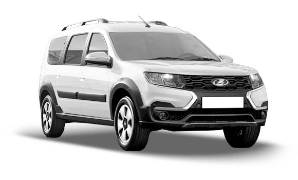 Lada Largus Cross I Рест — Белый "Ледниковый"""