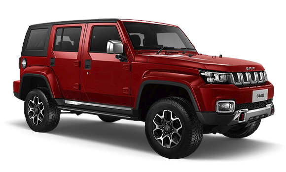 BAIC BJ40 I Рест — Красный металлик